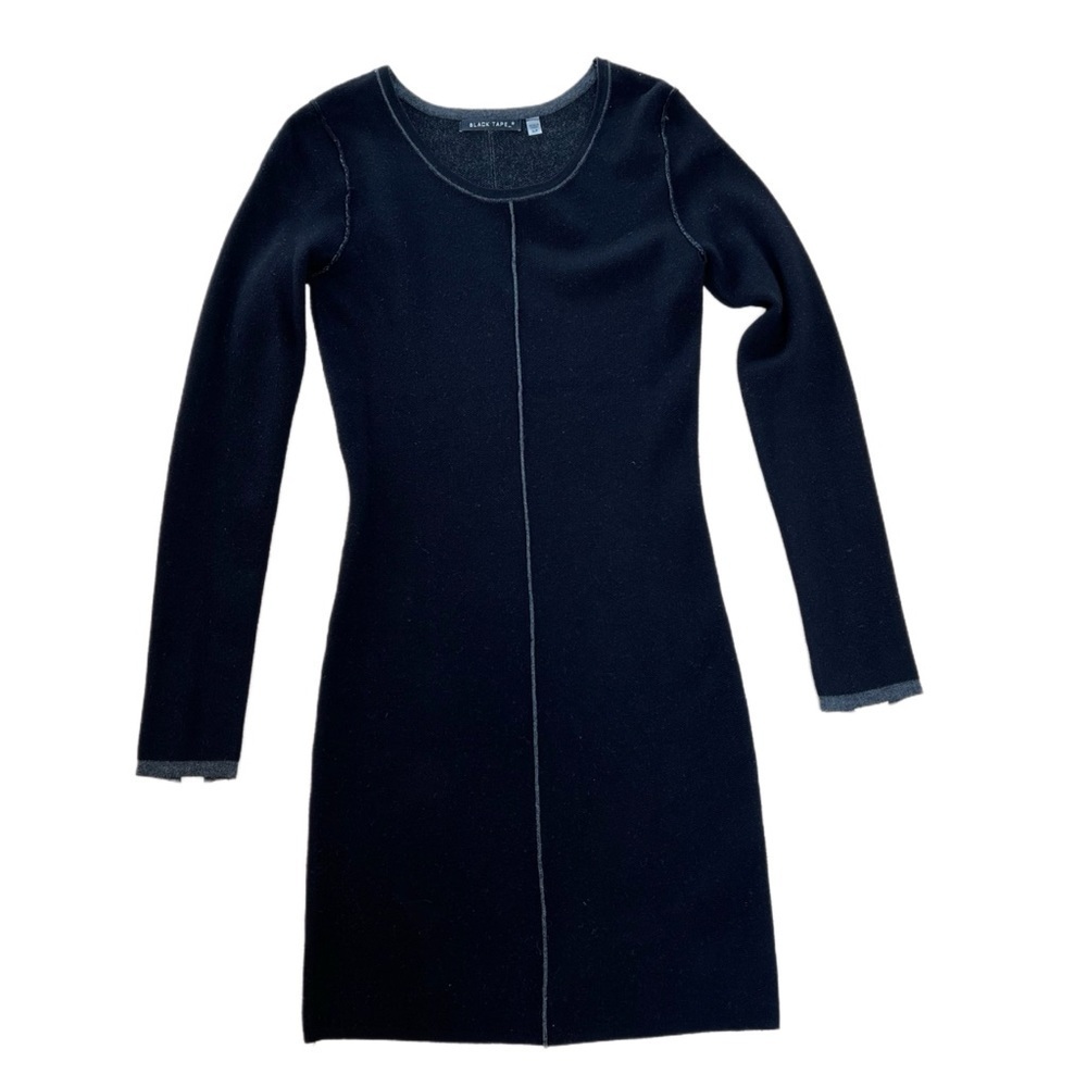 Black Tape Black Knit Dress - Size Small